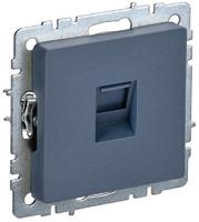 Розетка компьютерная СП RJ45 кат.5E BRITE РК10-БрМ маренго IEK BR-K10-1-K35 (ИЭК)