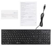 Клавиатура 590M черн. USB slim Multimedia ОКЛИК 483495