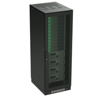 Напольный шкаф 38U 800х1200 двери перфорированная/перфорированная, укомплектован вводом и заглушками RAL 9005 | R5IT3882PFB DKC (ДКС)