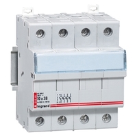 Держатель плавких вставок 3П+Н 10х38 Legrand 005848