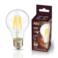 Лампа светодиодная филаментная PREMIUM (FILAMENT) 7Вт A60 грушевидная 2700К тепл. E27 540лм REV 32353 2