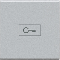 Клавиша Axial символ "Ключ" размер 2мод. LivingLight алюм. Leg BTC NT4916M2F Legrand
