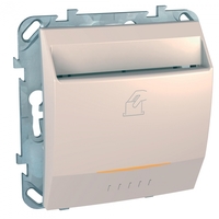 Механизм выключателя карточного СП Unica 10А IP20 беж. SchE MGU5.283.25ZD Schneider Electric