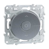 Выключатель 3-кн. 3 поз. для жалюзи алюм. SchE S53R208 Schneider Electric