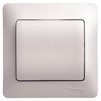 Выключатель 1-кл. СП Glossa 10А IP20 (сх. 1) 10AX в сборе платина SchE GSL001212 Schneider Electric