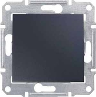 Переключатель проходной 1-кл. СП Sedna 10А IP20 (сх. 6) 250В графит SchE SDN0400170 Schneider Electric