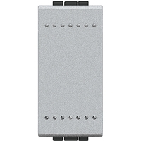 Кнопка с винт. клем. размер 1мод. LivingLight алюм. Leg BTC NT4005N Legrand
