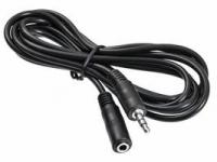 Кабель-удлинитель аудио Jack 3.5 (m)/Jack (f) 2м. черн. (BAAC003-2) BURO 817192