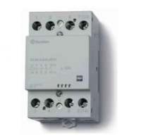 Контактор модульный 2NO + 2NC 63А AgSnO2 24В AC/DC 53.5мм IP20 опции: мех. индикатор FINDER 226400244610