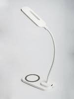 Светильник светодиодный настольный PTL 2101-WH PHONE CHARGER/USB 6Вт 3000К/4000К/6500К с бесконтактной зарядкой JazzWay 5033948