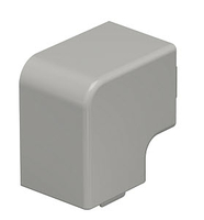 Крышка плоского угла кабельного канала WDK 40x40 мм (ПВХ,серый) (WDK HF40040GR) | 6158668 OBO Bettermann