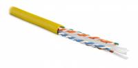 Кабель витая пара UUTP4-C6-S23-IN-LSZH-YL-100(100м) U/UTP,кат.6,4п.(23AWG),одн.(solid),с разд.,LSZH,нг(С)-HF,–20°C–+75°C,желт. | 273525 Hyperline