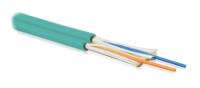 Кабель FO-D3-IN-503-2-LSZH-AQ волоконно-оптический 50/­125 (OM3) многом. 2 волокна duplex zip-cord плотн. буферн. покрытие (tight buffer) 3.0мм для внутренней прокладки LSZH аква Hyperline 222537