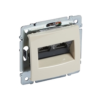 Механизм розетки компьютерной 2-м СП Valena RJ45 STP 10 GIGA сл. кость Leg 774173 Legrand