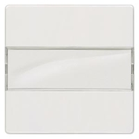 ВЫКЛЮЧАТЕЛЬ 1 КЛАВИША С ПОЛЕМ ДЛЯ НАДПИСИ 55X55MM DELTA I-SYSTEM ТИТАНОВО-БЕЛЫЙ Siemens 5TG6210