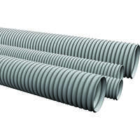 Труба гофрированная ПВХ d32мм с зондом сер. (50м) T-Plast 55.01.002.0004 Tplast