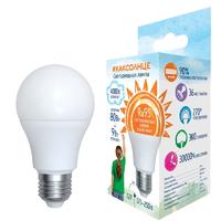 Лампа светодиодная LED-A60-9W/4000K/E27/FR/RA95 PLK01WH 9Вт матовая как солнце 4000К нейтр. бел. E27 (упак. картон) Uniel UL-00006504