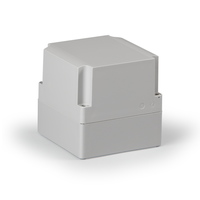 Cubo S 125 x мм, 50 мм основание, глухая стенка, серая крышка, ABS, IP 66/67 - SABP131313G Ensto