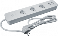 Удлинитель с управлением по WI-FI 3х1.5м +4USB NSH-PE-01 заземл. 16А бел. Smart Home Navigator 14557