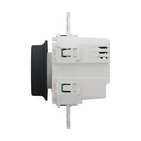 Механизм светорегулятора поворотно-нажимного LED WISER UNICA NEW 200Вт универс. антрацит SchE NU551854 Schneider Electric