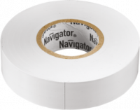 Изолента ПВХ 15мм (рул.10м) бел. NIT-B15-10/WH Navigator 71228 17626