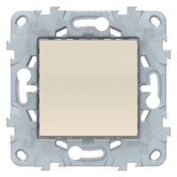 Светорегулятор Wiser UNICA NEW LED нажимной универсальный 7-200Вт бежевый - NU551544 Schneider Electric