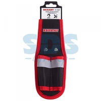 Кобура для инструмента 2 отделения RE-2 | 12-5607 REXANT