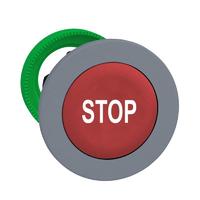 Головка для кнопки 22мм с возврат. красн. заподлицо пластик маркировка "STOP" C0 SchE ZB5FA434C0 Schneider Electric