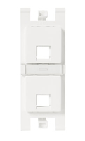 Суппорт для 2-х информационных разъёмов типа Keystone и AT&amp;T | T1018.2 BL 2CLA101820T1001 ABB