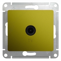 Механизм розетки TV Glossa проходной 4DB фисташк. SchE GSL001092 Schneider Electric