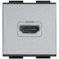 Разъем HDMI LivingLight алюм. Leg BTC NT4284 Legrand