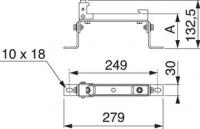 Кронштейн настенный этажный SchE KSB1000ZV2 Schneider Electric