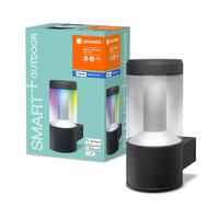 Светильник светодиодный управляемый фасадный 12Вт 650 Лм, 2000…6500 К SMART BT MODERN LANTERN WALL RGBW 4X1 | 4058075184572 LEDVANCE Osram