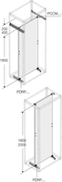 Профиль опорный для монтаж. платы D500 (уп.2шт) ABB 1STQ002336B0000