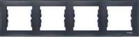 Рамка 4-м Sedna горизонт. графит SchE SDN5800770 Schneider Electric
