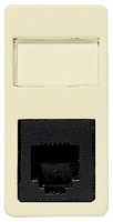 Механизм розетки комп. 1-м Stylo RJ45 сл. кость ABB 2118.5 BM