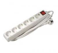 Удлинитель 6х5м с заземл. 16А EX-06GS-500 3.5кВт ПВС 3х1 выкл. JazzWay 3326197