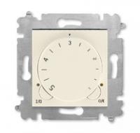Терморегулятор Levit с поворотной ручкой 16А сл. кость/бел. ABB 2CHH920003A6017