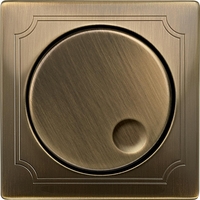 Плата центральная c поворот. рукояткой Merten System M антич. латунь SchE MTN5250-4143 Schneider Electric