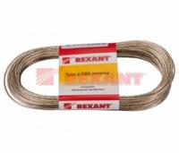 Трос стальной в ПВХ оплетке d=2,0 мм, прозрачный (моток 20 м) | 09-5120 REXANT