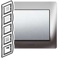 Рамка 5-м Galea Life верт. Chrome Leg 771939 Legrand