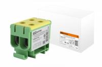 Клемма вводная силовая КВС 4 ввода 6-50 кв.мм. желтая/зеленая | SQ0833-0103 TDM ELECTRIC