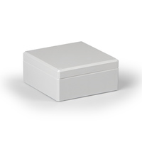 Cubo D 120 x 122 56 мм, глухая стенка, серая крышка, ABS, IP 66/67 - DABP121206G Ensto