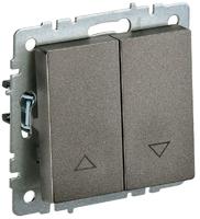 Выключатель жалюзи СП BRITE ВС10-1-5-БрТБ 10А бронза IEK BR-V15-0-10-K45 (ИЭК)