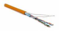 Кабель витая пара FUTP4-C5E-P26-IN-LSZH-OR-100 F/UTP кат.5e 4 пары (26 AWG) мж (patch) экран - фольга LSZH нг(С)-HF (-20град.C- +75град.C) оранж. (уп.100м) Hyperline 243622