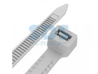 Хомут кабельный 7.5х200 тройной замок нейл. бел. (уп.100шт) Rexant 67-0202