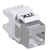 Модуль Keystone Jack кат. 6А STP без инстр. 180 град. | CS1-1C6AS-T2 ITK IEK (ИЭК)