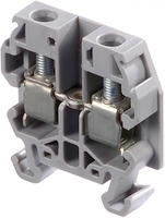 Клемма DR4/6.1 винт 4мм.кв., синяя, мини, DIN2 | 1SNA120491R1100 TE ABB