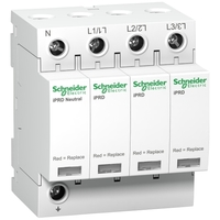 Ограничитель перенапряжений импульсный Т2 iPRD 20 20кА 350В 3П+N - A9L20600 Schneider Electric