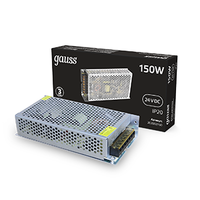 Блок питания (драйвер) для светодиодной ленты 150 Вт 24 В IP20 LED STRIP PS Gauss - 202002150